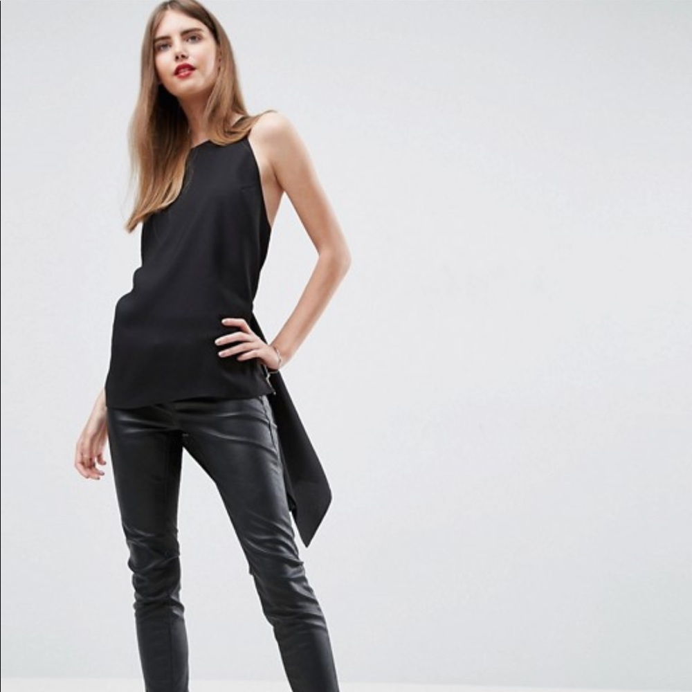 asos hi lo tank with open back